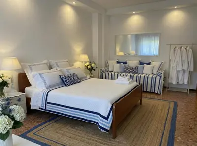 Letto o letti in una camera di Lunigiana e Mare