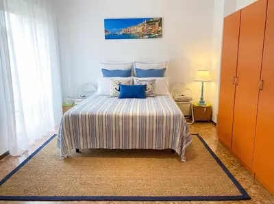 Letto o letti in una camera di Lunigiana e Mare