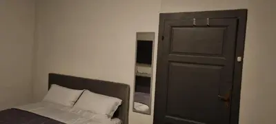 Letto o letti in una camera di Stanza privata in dimora storica