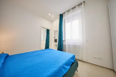Letto o letti in una camera di Appartamento Raffaele
