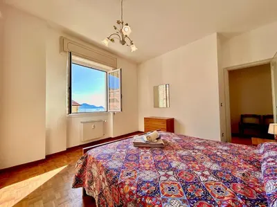 Letto o letti in una camera di Cavi Arenelle Due Terrazzi Vista Mare