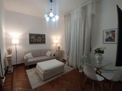 Letto o letti in una camera di Appartamento giardino