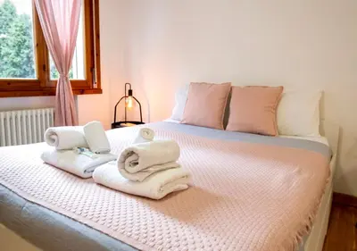 Letto o letti in una camera di Monolocale Flower - Comfort & Free WIFI - Arena RCF