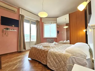 Letto o letti in una camera di Parking,WiFi, Netflix - Sunny Sea View Haven