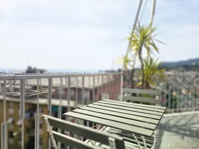 Balcone o terrazza di Parking,WiFi, Netflix - Sunny Sea View Haven