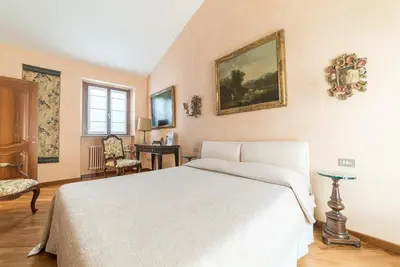 Letto o letti in una camera di Appartamento Monteverdi