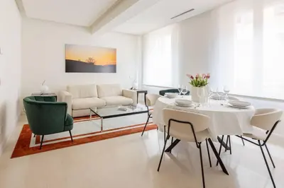 Area soggiorno di Home In The Heart Of Ghirlandina