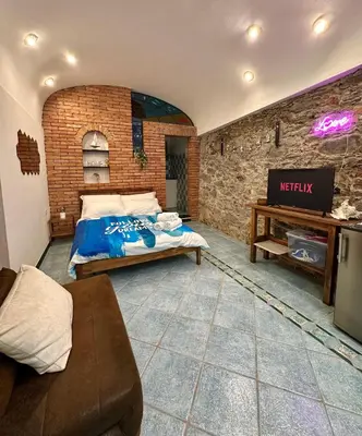 Letto o letti in una camera di Dal Ferroviere - A Charming Stone Retreat in Cinque Terre