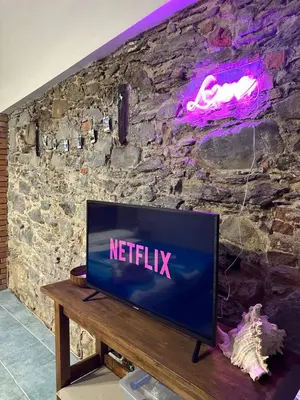 TV o dispositivi per l'intrattenimento presso Dal Ferroviere - A Charming Stone Retreat in Cinque Terre