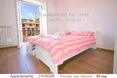 Letto o letti in una camera di Casa Matilde