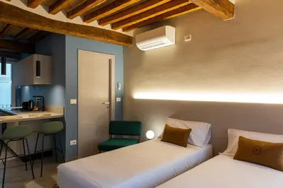 Letto o letti in una camera di Palais Bernadette