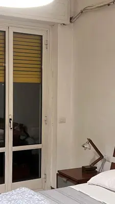 Letto o letti in una camera di Casa di Franco