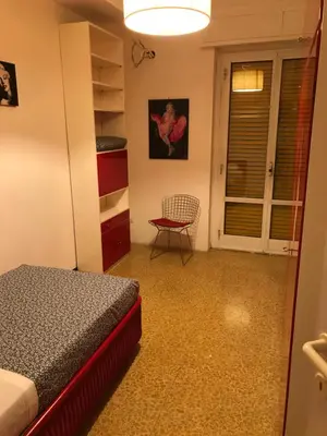 Letto o letti in una camera di Casa di Franco