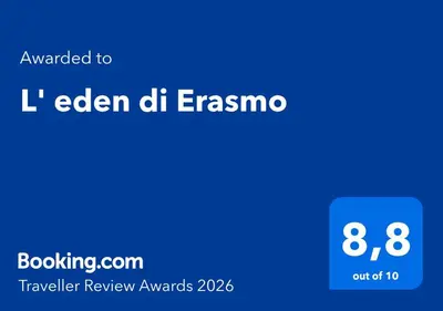 Certificato, attestato, insegna o altro documento esposto da L' eden di Erasmo