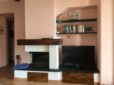 TV o dispositivi per l'intrattenimento presso Villa Olivia Residence by PortofinoVacanze
