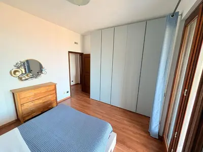 Letto o letti in una camera di Casa Otto