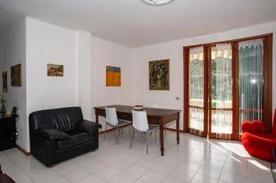 Area soggiorno di Monterosso view apartment 5 Terre