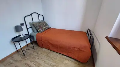 Letto o letti in una camera di Casa di Chicca