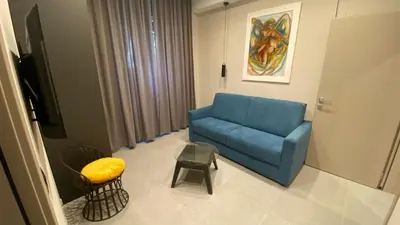 Area soggiorno di Marina B&B Adults Only