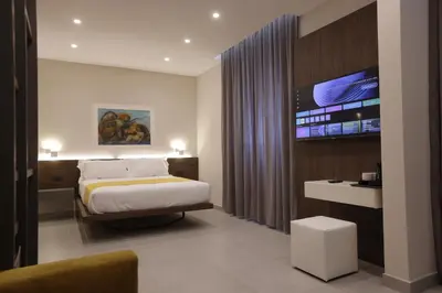 TV o dispositivi per l'intrattenimento presso Marina B&B Adults Only