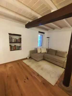 Area soggiorno di La casa nel borgo