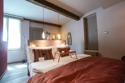Letto o letti in una camera di Sant'Eufemia 30