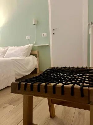 Letto o letti in una camera di CasaLucia alle porte del centro