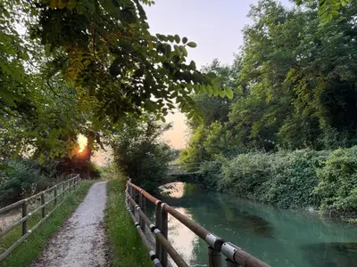 Paesaggio naturale nelle vicinanze della casa vacanze