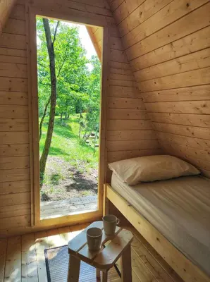 Planimetria di La Tana nel bosco di Casa Amilton