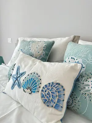 Letto o letti in una camera di La Dolce Vita Cerisola by PortofinoVacanze
