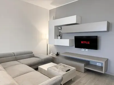 TV o dispositivi per l'intrattenimento presso Suite Patrizia - Appartamento in Centro a Modena