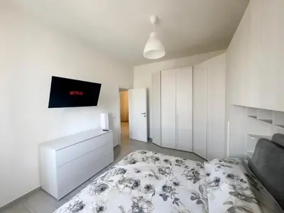 Letto o letti in una camera di Suite Patrizia - Appartamento in Centro a Modena