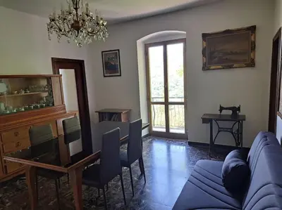 Area soggiorno di La casa in collina
