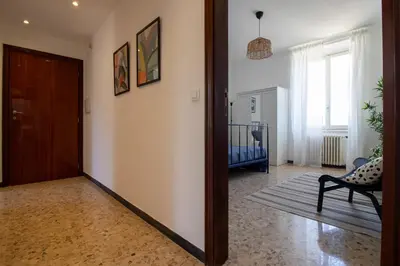 Area soggiorno di 256 - Casa San Bernardo Vista Mare, nel verde di Sestri Levante