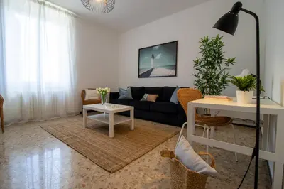 Area soggiorno di 256 - Casa San Bernardo Vista Mare, nel verde di Sestri Levante