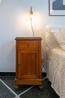 Letto o letti in una camera di Casa Olli al mare