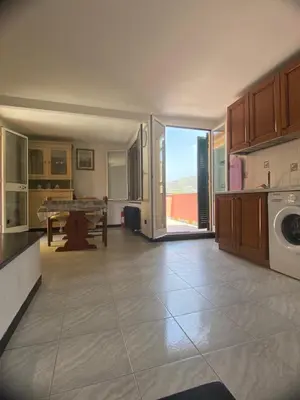 Cucina o angolo cottura di Casa Vico ai due Mari, Centro storico a soli 160metri dalla Baia del Silenzio