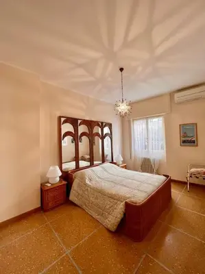 Letto o letti in una camera di Incantevole e silenzioso ad un passo dal mare