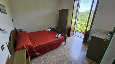Letto o letti in una camera di Casa Gaggiola