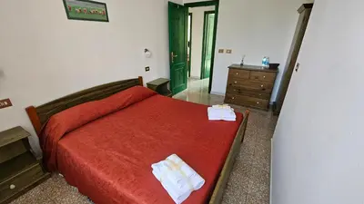 Letto o letti in una camera di Casa Gaggiola