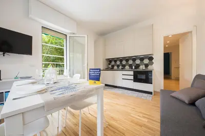 Planimetria di CasaViva - Charming Bilo with Terrace in Rapallo