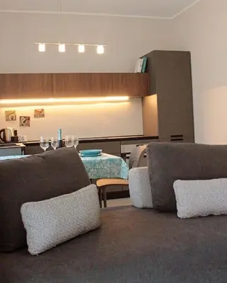 Area soggiorno di UrbanSuite Il Nido Guest House