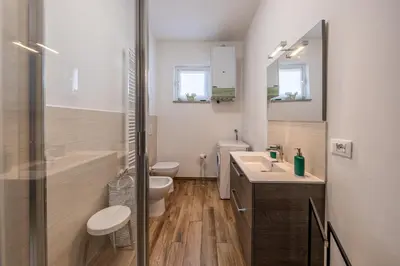 Bagno di CASA FRANCESCA Luminoso, Wifi e Parcheggio