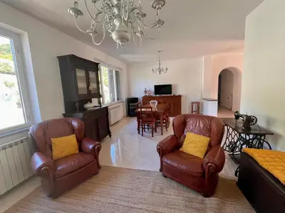 TV o dispositivi per l'intrattenimento presso Villa Marcella - Near 5 Terre - Holiday Apartment
