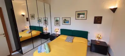 Letto o letti in una camera di Private Parking, Terrace, Quite near the Sea