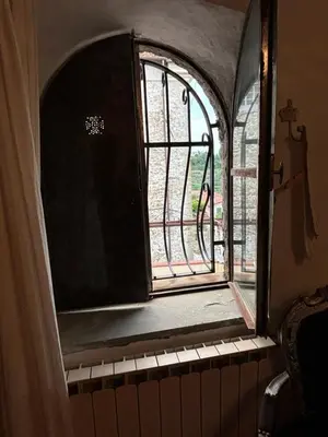 Planimetria di Un piccolo castello medioevale vicino 5 Terre