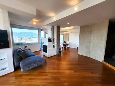 TV o dispositivi per l'intrattenimento presso Appartamento Decimo Cielo Vista Mare