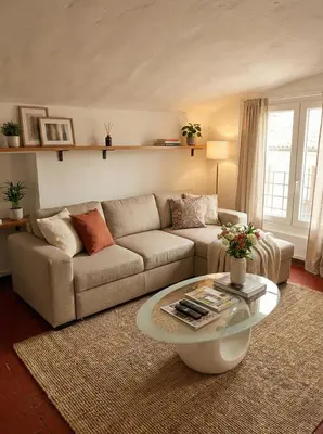 Area soggiorno di Farini House