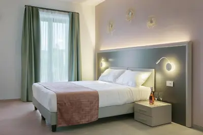 Letto o letti in una camera di Casale Auriga - Oltrepo' Pavese
