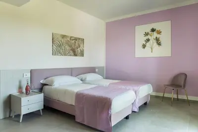 Letto o letti in una camera di Casale Auriga - Oltrepo' Pavese